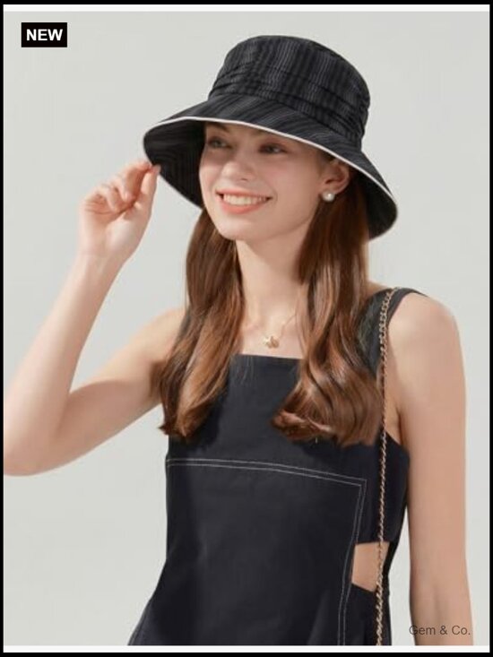 Quick Dry Wide Brim Bucket Hat with UV Protection, Packable for Travel main image 6